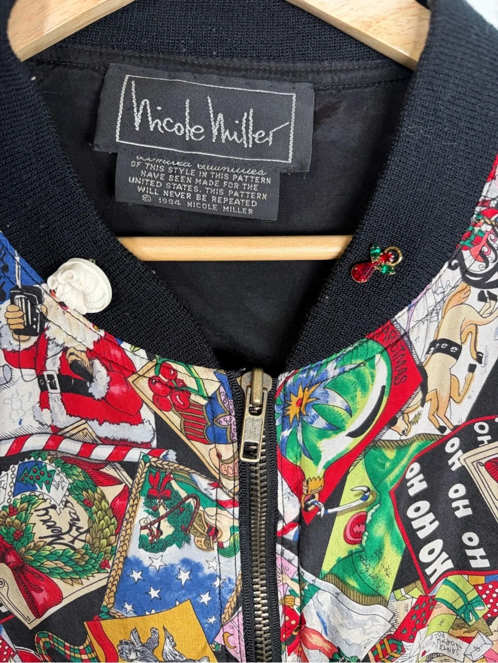 Nicole Miller festive black